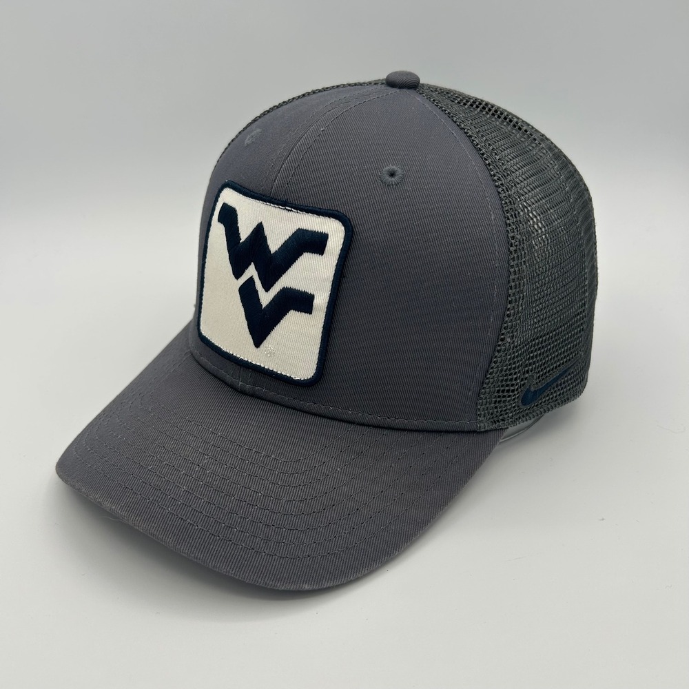 West Virginia Nike Trucker Hat Classic 99 Mens OSFM Grey Sportswear Gameday